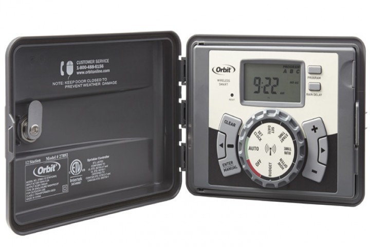 controllers irrigation controller isolated on white background