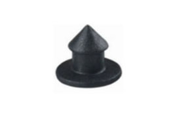 dripper plug black color drip plug isolated on white background