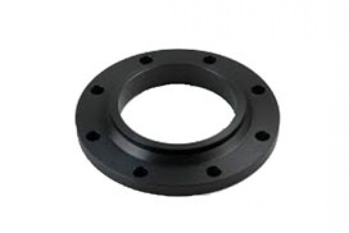 black color hdpe flage slippon isolated on white background