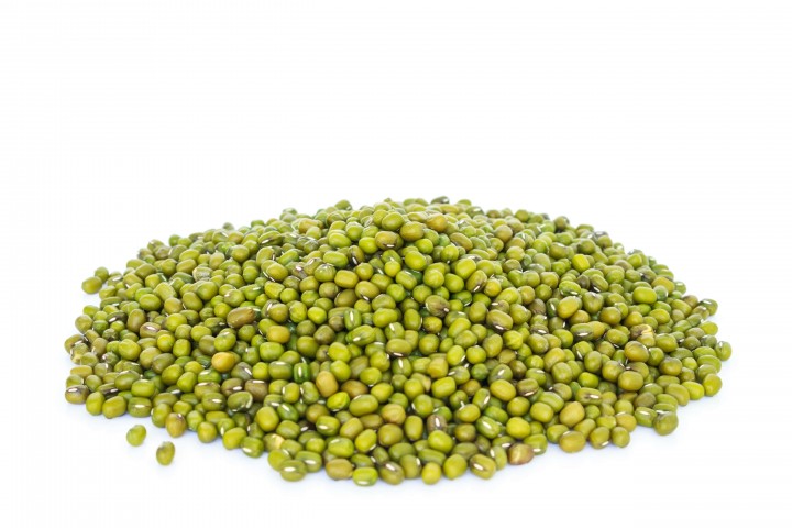 moth bean pile green texture background