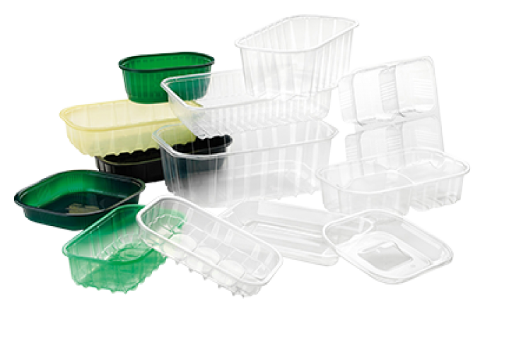 packaging container isolated on white background